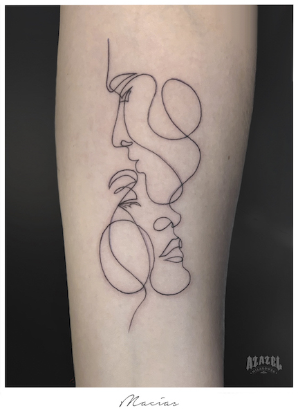 tatuaż minimalistyczny, tatuaż mały, tatuaż linearny